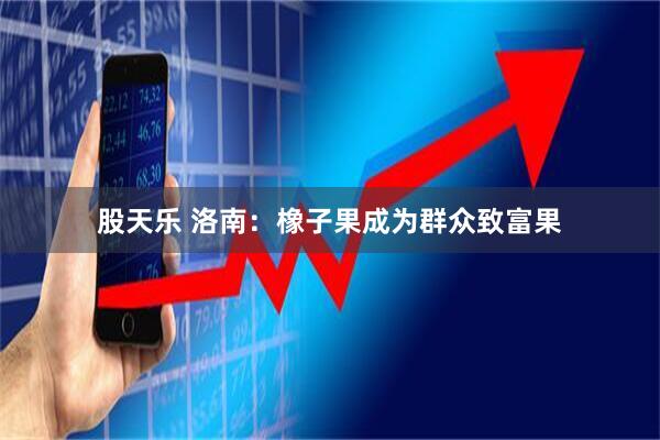 股天乐 洛南：橡子果成为群众致富果